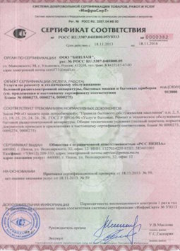 2015.06.25 Малгобек - Услуги по ремонту и техническому обслуживанию приборов радиоэл. аппаратуры